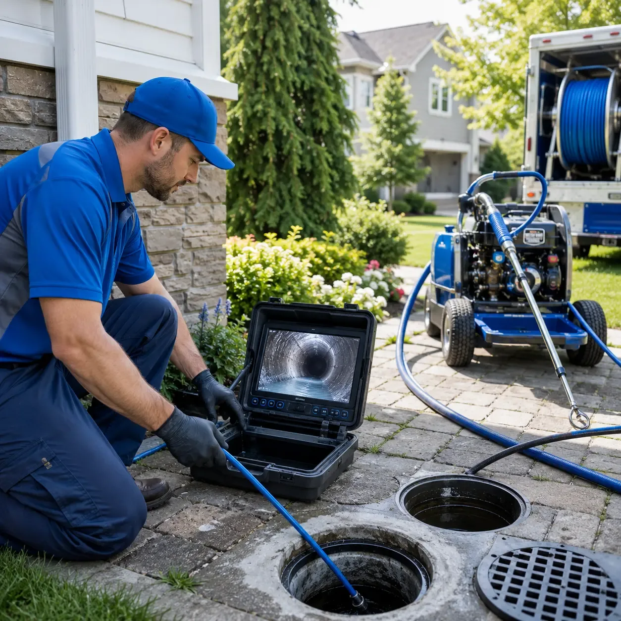 Outdoor drain cleaning professionals serving Madison, GA